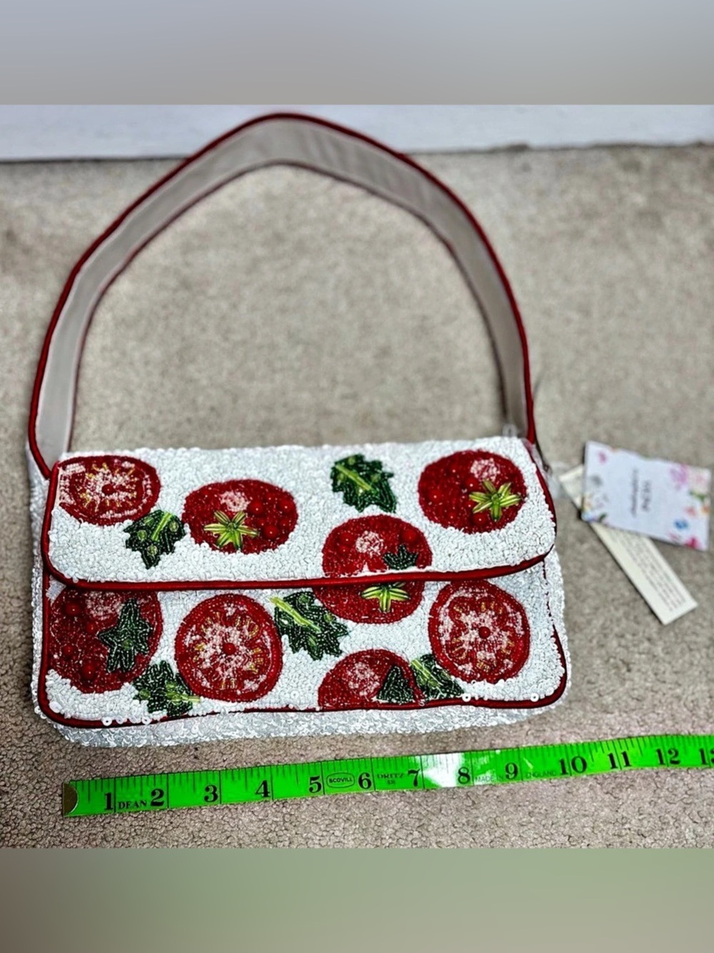 NWT Viral Tomato Beaded Purse TJ Maxx Marshalls Find India - Picture 3 of 8